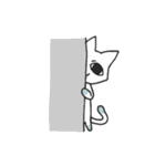 しろねこのあいさつ（個別スタンプ：40）