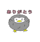 もふもふのペンギン（個別スタンプ：3）