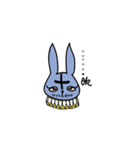 ヴードゥーウサギ（個別スタンプ：4）