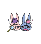 ヴードゥーウサギ（個別スタンプ：34）