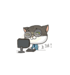 A lazy lazy cat（個別スタンプ：1）