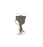 A lazy lazy cat（個別スタンプ：10）