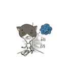 A lazy lazy cat（個別スタンプ：18）