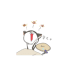 A lazy lazy cat（個別スタンプ：23）