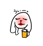 疲れたウサギ（個別スタンプ：19）
