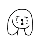 疲れたウサギ（個別スタンプ：21）