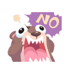 No No Bear（個別スタンプ：10）