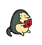 Hello pangolin（個別スタンプ：11）