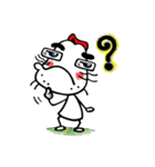 Long chin man（個別スタンプ：16）