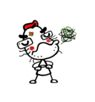 Long chin man（個別スタンプ：19）