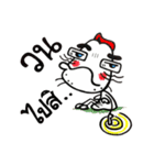 Long chin man（個別スタンプ：28）