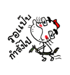 Long chin man（個別スタンプ：38）
