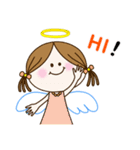 Cute Angel NICOLE:Everyday Blessing[ENG]（個別スタンプ：1）