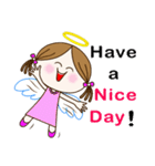 Cute Angel NICOLE:Everyday Blessing[ENG]（個別スタンプ：2）