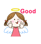 Cute Angel NICOLE:Everyday Blessing[ENG]（個別スタンプ：5）