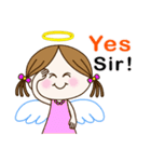 Cute Angel NICOLE:Everyday Blessing[ENG]（個別スタンプ：13）