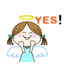 Cute Angel NICOLE:Everyday Blessing[ENG]（個別スタンプ：14）