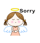 Cute Angel NICOLE:Everyday Blessing[ENG]（個別スタンプ：18）