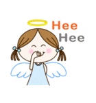 Cute Angel NICOLE:Everyday Blessing[ENG]（個別スタンプ：21）