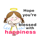 Cute Angel NICOLE:Everyday Blessing[ENG]（個別スタンプ：24）