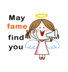 Cute Angel NICOLE:Everyday Blessing[ENG]（個別スタンプ：31）