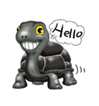 Black chatter like a tortoise（個別スタンプ：7）