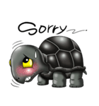 Black chatter like a tortoise（個別スタンプ：34）