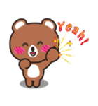 Water Drops Bear - English Version（個別スタンプ：1）