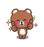 Water Drops Bear - English Version（個別スタンプ：3）