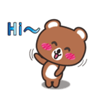 Water Drops Bear - English Version（個別スタンプ：4）