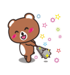 Water Drops Bear - English Version（個別スタンプ：37）