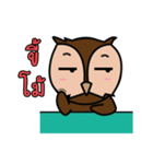 Owl la la（個別スタンプ：17）
