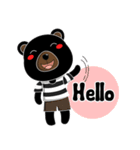 Mee Momm, The Teddy : Daily Talk（個別スタンプ：1）