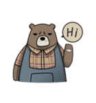 Uncle Bear and Flying Buddy（個別スタンプ：1）