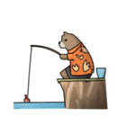 Uncle Bear and Flying Buddy（個別スタンプ：5）