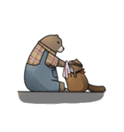 Uncle Bear and Flying Buddy（個別スタンプ：6）