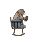 Uncle Bear and Flying Buddy（個別スタンプ：10）