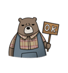 Uncle Bear and Flying Buddy（個別スタンプ：11）