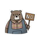 Uncle Bear and Flying Buddy（個別スタンプ：12）