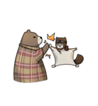 Uncle Bear and Flying Buddy（個別スタンプ：14）