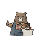 Uncle Bear and Flying Buddy（個別スタンプ：20）