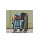 Uncle Bear and Flying Buddy（個別スタンプ：29）
