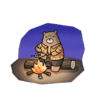 Uncle Bear and Flying Buddy（個別スタンプ：34）