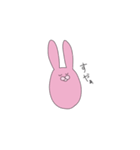 うさぎさん (のωの)（個別スタンプ：15）