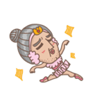 Ballet man and Pig Chick（個別スタンプ：3）