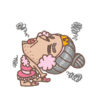 Ballet man and Pig Chick（個別スタンプ：4）