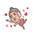 Ballet man and Pig Chick（個別スタンプ：6）