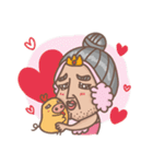 Ballet man and Pig Chick（個別スタンプ：7）