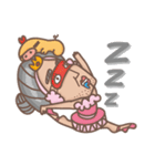 Ballet man and Pig Chick（個別スタンプ：8）
