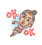 Ballet man and Pig Chick（個別スタンプ：10）